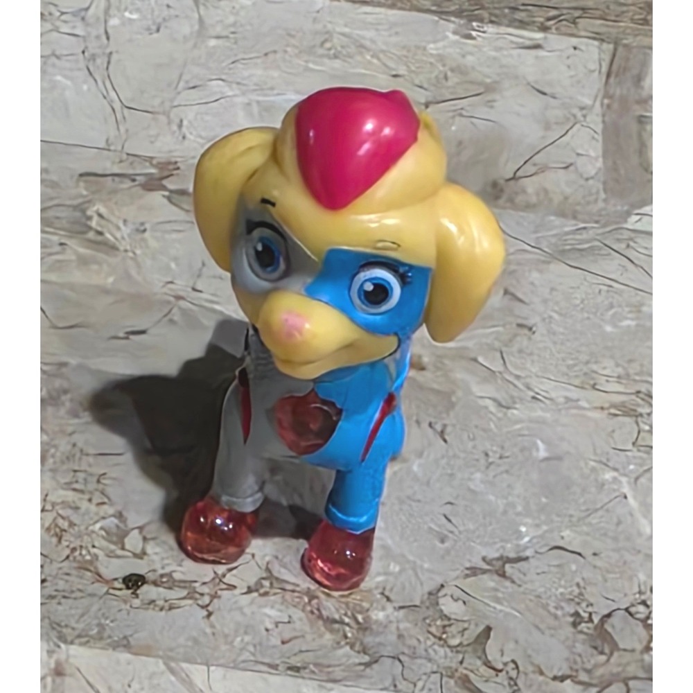 Paw Patrol Mighty Pup Super PAWs Liberty Action Figure Blue Silver Superhero Toy